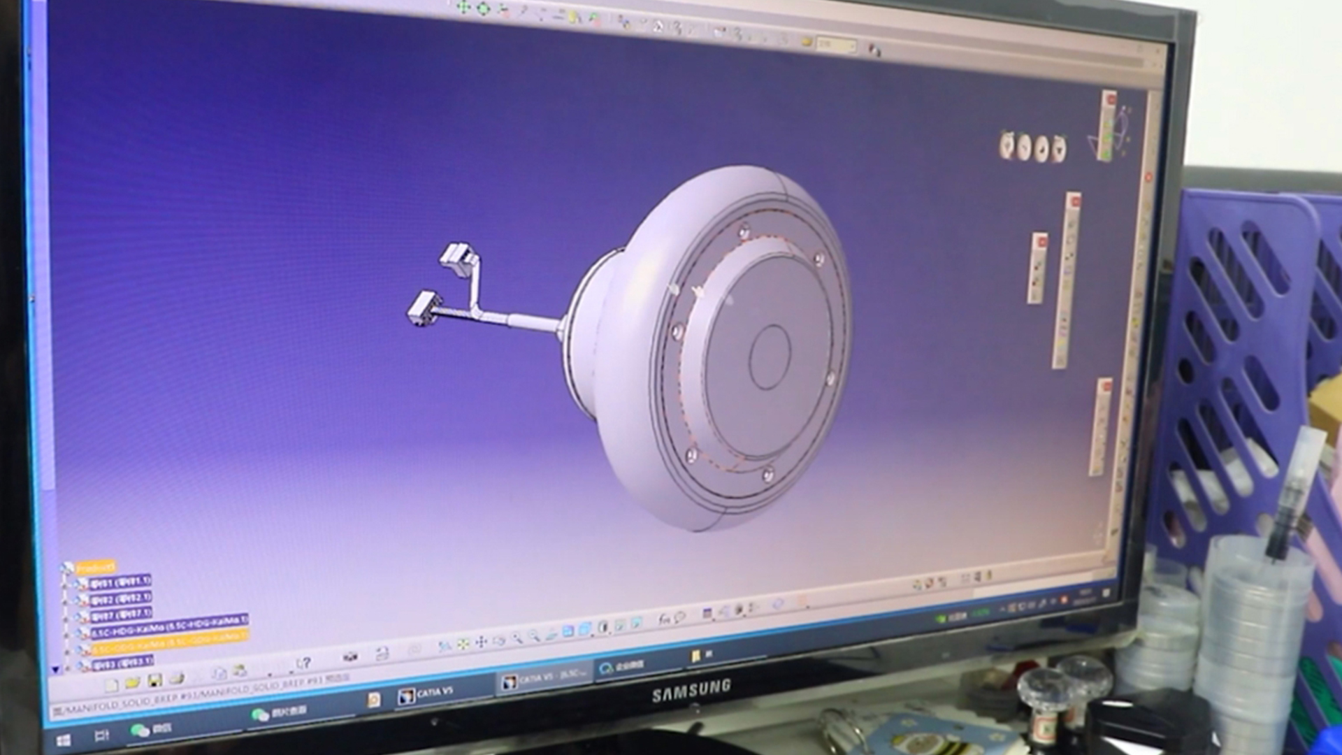 Wheel hub motor design and development