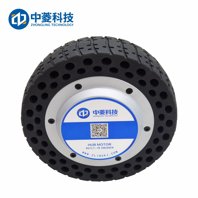 中菱科技ZLLG80ASM250-4096 V2.18 8寸4096线伺服轮毂电机驱动器24V直流电机器人AGV编码器