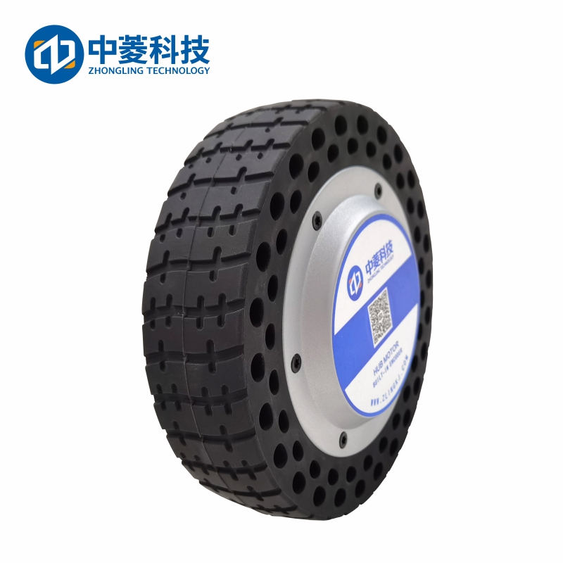 中菱科技ZLLG80ASM250-4096 V2.18 8寸4096线伺服轮毂电机驱动器24V直流电机器人AGV编码器