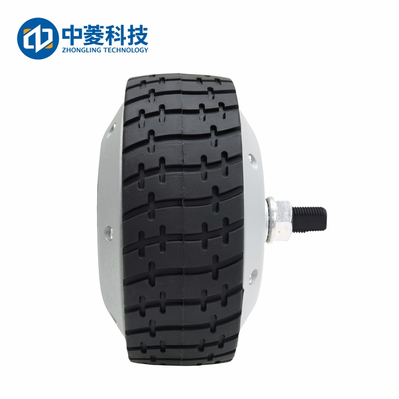 Zhongling Technology ZLLG65ASM500 V2.09 6.5-inch high torque wheel hub servo motor AGV robot 48V DC encoder