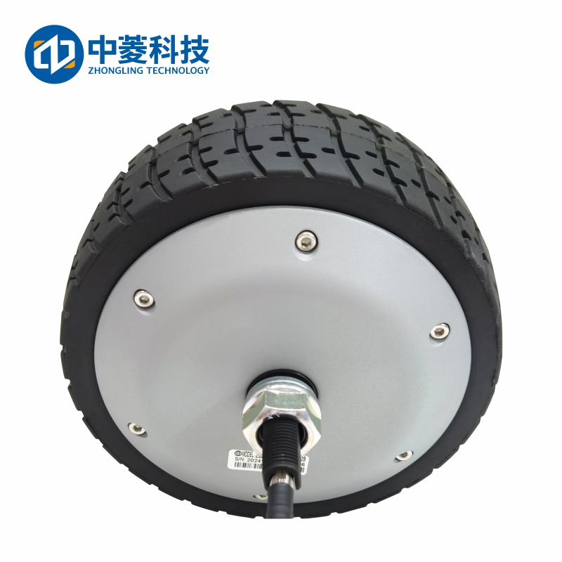 Zhongling Technology ZLLG65ASM500 V2.09 6.5-inch high torque wheel hub servo motor AGV robot 48V DC encoder