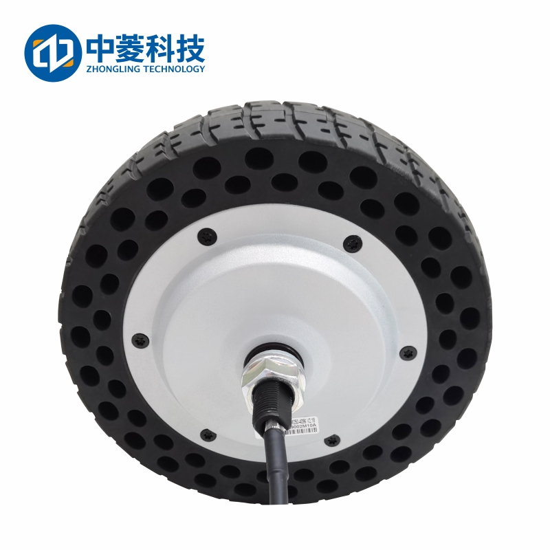 中菱科技ZLLG80ASM250-4096 V2.18 8寸4096线伺服轮毂电机驱动器24V直流电机器人AGV编码器