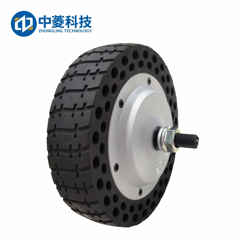 中菱科技ZLLG80ASM250-4096 V2.18 8寸4096线伺服轮毂电机驱动器24V直流电机器人AGV编码器