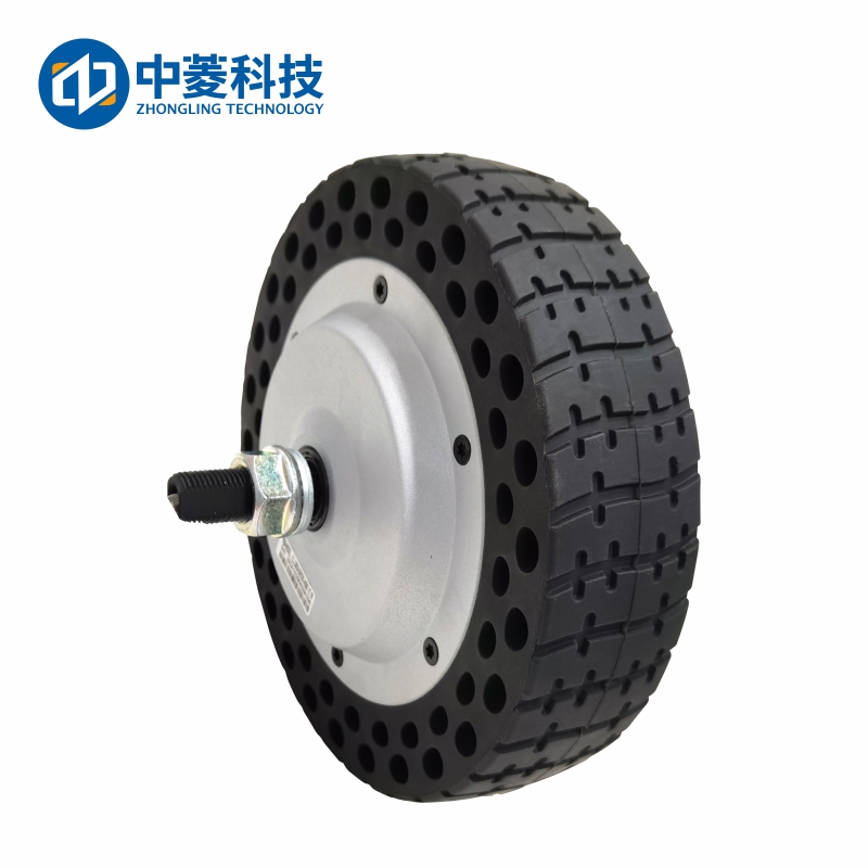 中菱科技ZLLG80ASM250-4096 V2.18 8寸4096线伺服轮毂电机驱动器24V直流电机器人AGV编码器