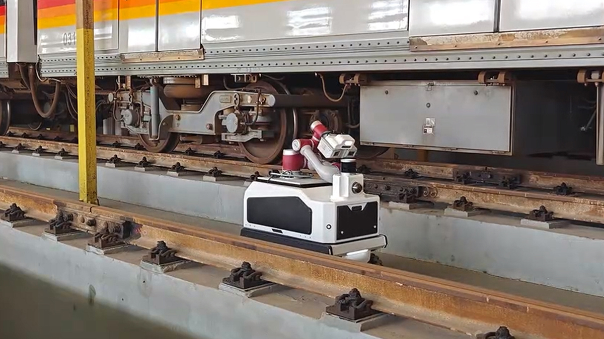 轮毂电机在轨道机器人上的应用