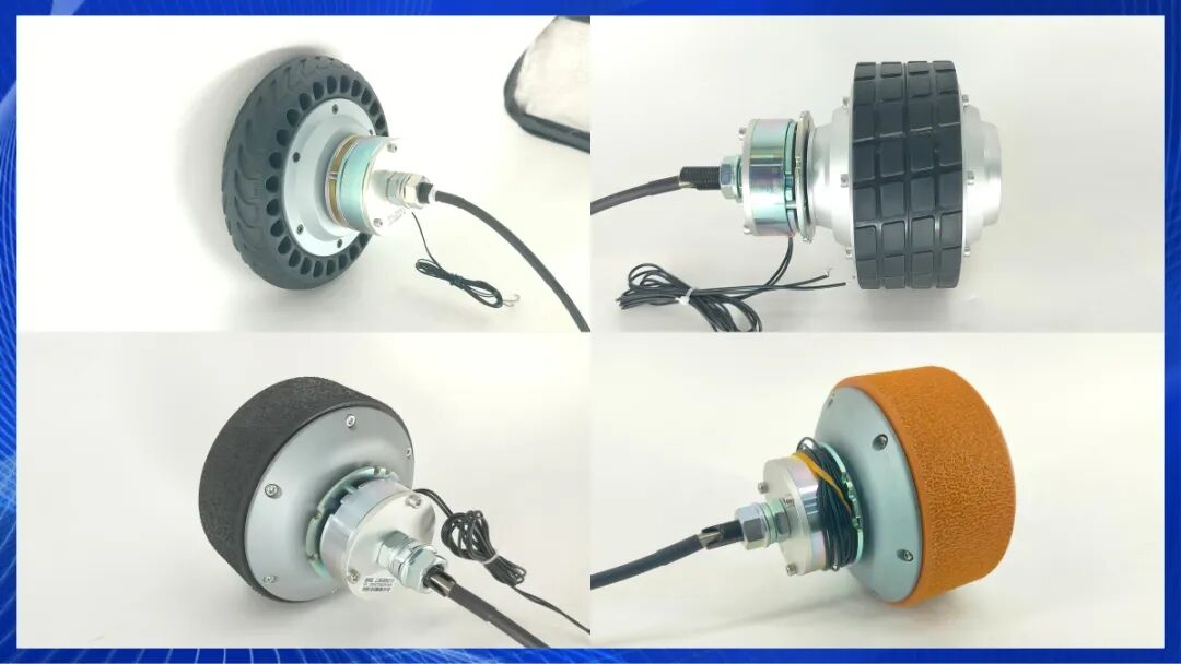 The role of manually released electromagnetic brake in the application of robot hub motor
